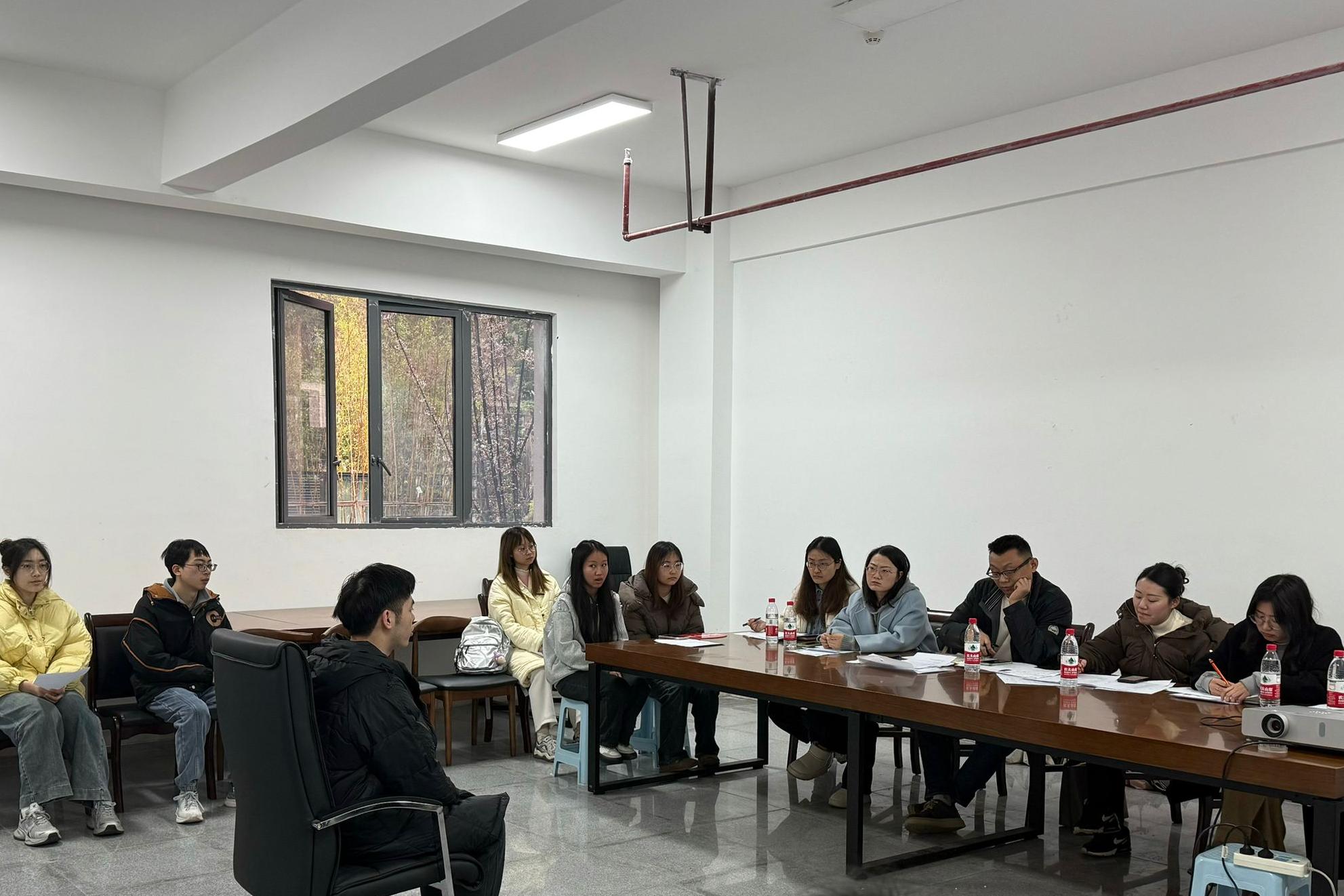 “一站式”学生社区活动||学院开展考研复试模拟面试活动-财经管理学院